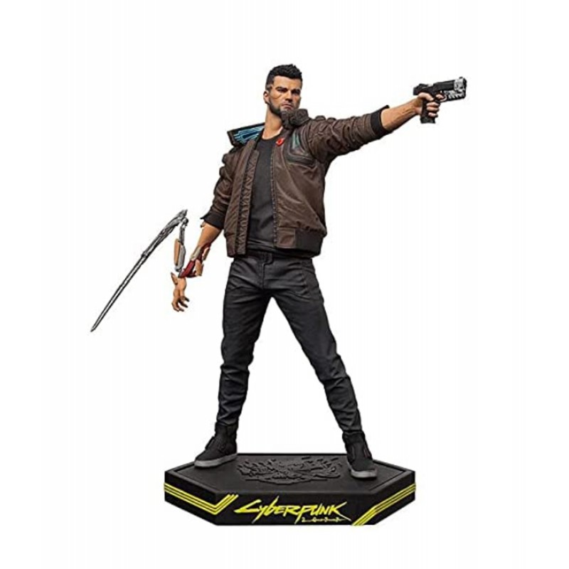 Dark Horse Deluxe Cyberpunk 2077 V-Male Figure, Multicolor, 9.5 inches